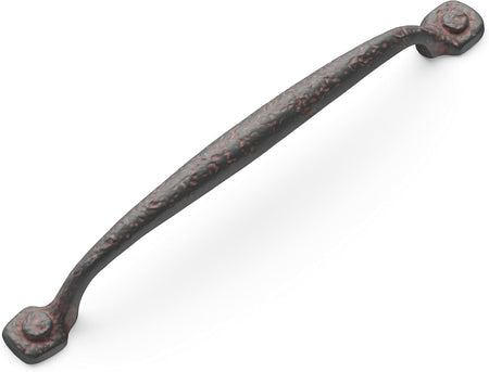 P2996-RI Refined Rustic Collection Pull, 192Mm (7-9/16") Center to Center, Rustic Iron Finish