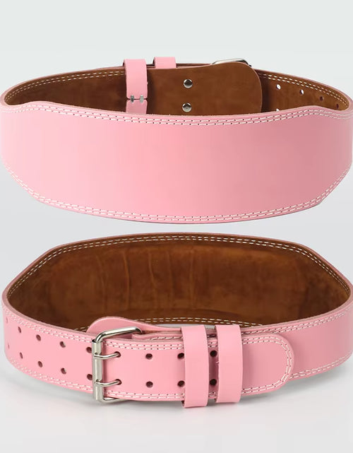Load image into Gallery viewer, Weight Lifting Belt for Women 10.5Cm Width Gym Fitness Squats Belt Back Support Powerlifting, Cross Training, Workout Belt Pink
