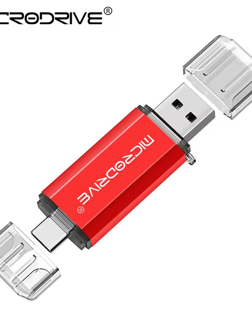 Load image into Gallery viewer, Type C USB Flash Drive OTG 2 in 1 USB 2.0 Micro USB Pen Drive 128GB 64GB 32GB 16GB 8GB 4GB Pendrive Flash Drive
