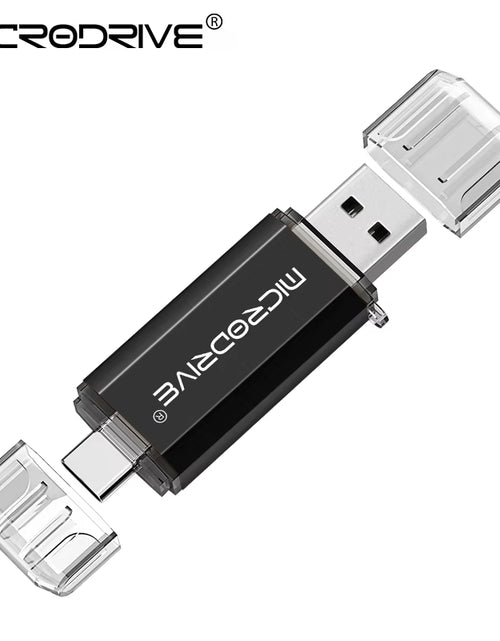 Load image into Gallery viewer, Type C USB Flash Drive OTG 2 in 1 USB 2.0 Micro USB Pen Drive 128GB 64GB 32GB 16GB 8GB 4GB Pendrive Flash Drive
