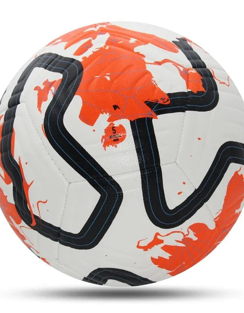 Load image into Gallery viewer, Soccer Balls Standard Size 5 Machine-Stitched Ball PU Material Sports League Outdoor Match Football Training Ball Futbol Voetbal
