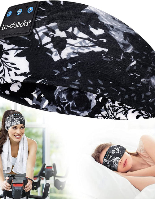 Load image into Gallery viewer, Sleep Mask with Bluetooth Headphones, Painting Sleep Headphones Bluetooth Headband for Sleeping Sports Sleep Mask for Side Sleeper, Best Gift and Travel Essentials
