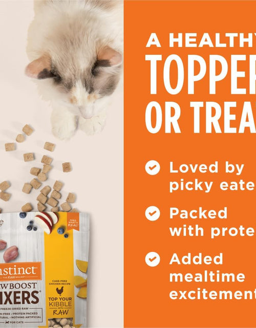 Load image into Gallery viewer, Raw Boost Mixers Freeze Dried Raw Cat Food Topper, Grain Free Cat Food Topper 6 Ounce (Pack of 1)
