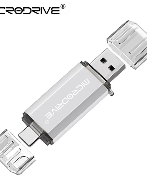 Load image into Gallery viewer, Type C USB Flash Drive OTG 2 in 1 USB 2.0 Micro USB Pen Drive 128GB 64GB 32GB 16GB 8GB 4GB Pendrive Flash Drive

