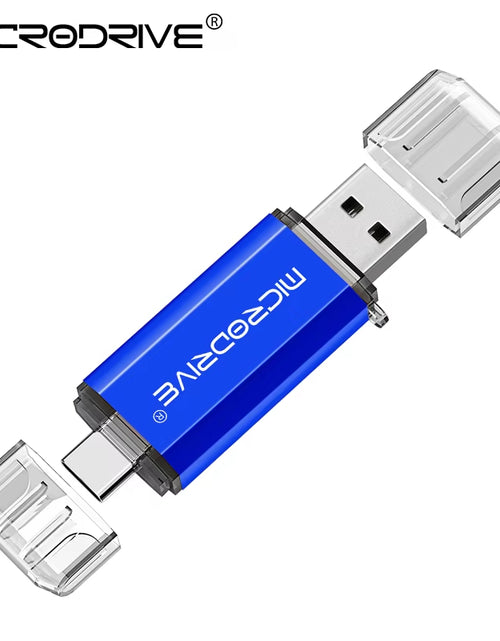 Load image into Gallery viewer, Type C USB Flash Drive OTG 2 in 1 USB 2.0 Micro USB Pen Drive 128GB 64GB 32GB 16GB 8GB 4GB Pendrive Flash Drive
