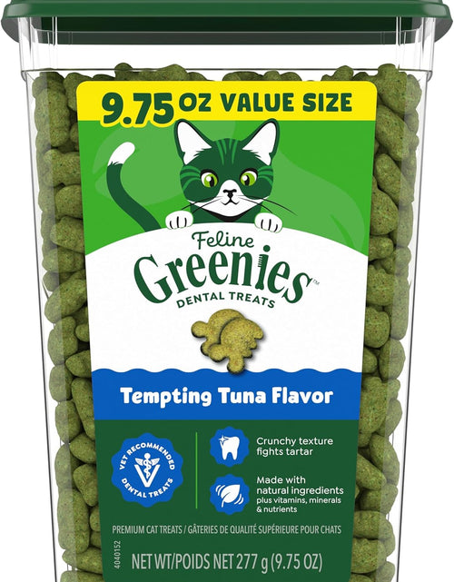 Load image into Gallery viewer, FELINE  Natural Dental Care Cat Treats, Tuna Flavor, All Bag Sizes
