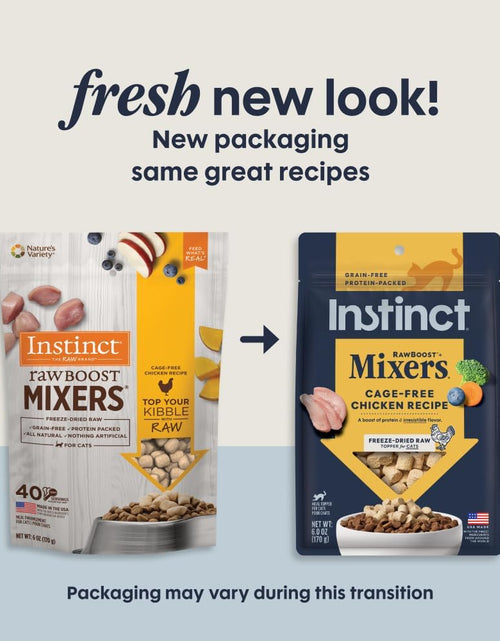 Load image into Gallery viewer, Raw Boost Mixers Freeze Dried Raw Cat Food Topper, Grain Free Cat Food Topper 6 Ounce (Pack of 1)
