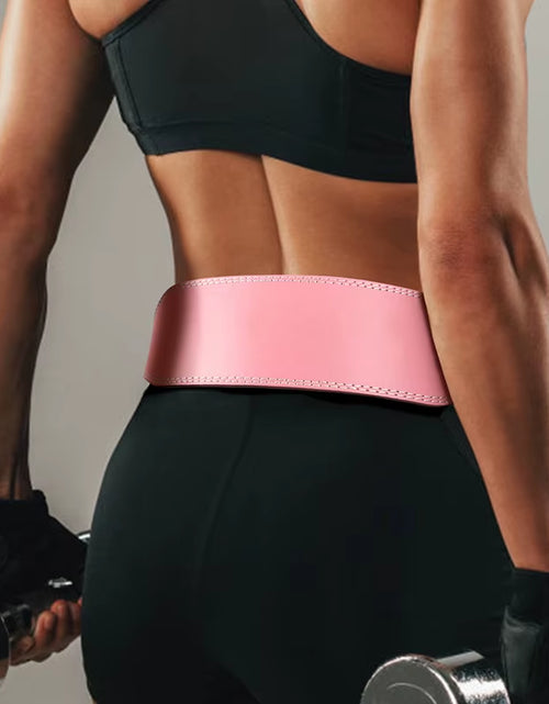 Load image into Gallery viewer, Weight Lifting Belt for Women 10.5Cm Width Gym Fitness Squats Belt Back Support Powerlifting, Cross Training, Workout Belt Pink
