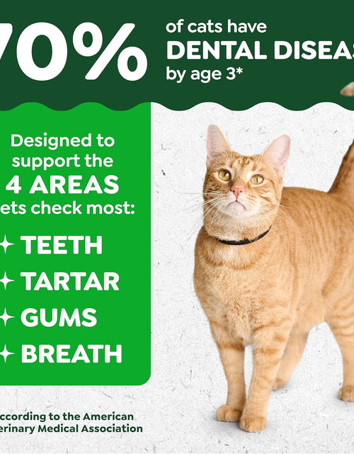 Load image into Gallery viewer, FELINE  Natural Dental Care Cat Treats, Tuna Flavor, All Bag Sizes
