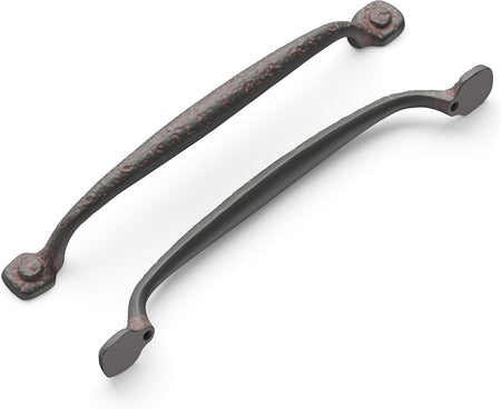 P2996-RI Refined Rustic Collection Pull, 192Mm (7-9/16") Center to Center, Rustic Iron Finish